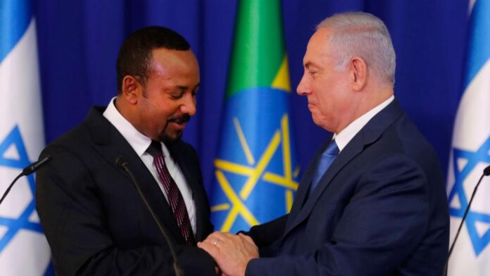 Prime Minister Abiy Ahmed and Israeli Prime Minister Benjamin Netanyahu